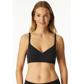 SCHIESSER Unique Cotton Soft-BH Schwarz 70C