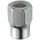 Fix Nippel Kettenleitmutter HR, FG 10,5, verzinkt, für SRAM D kurz (23,0 mm) | silber