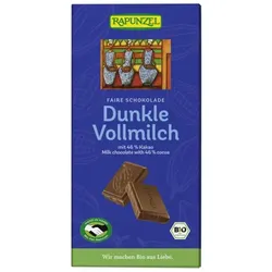 Rapunzel Vollmilch Schokolade Dunkel 46% HIH bio