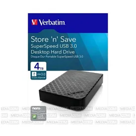 Verbatim Store 'n' Save 4 TB USB 3.0 schwarz