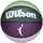 Wilson WNBA Heir Wow Basketball, Lila/Türkis, Gr. 6