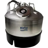 bietal® Reinigungsbehälter Reinigungsfass 5 Liter Bierleitung reinigen KEG Zapfkopf Typ A Flach
