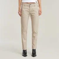 G-Star für Damen. D25257-D715-1214 Kate Boyfriend Beige Chino-Hose (27/34),