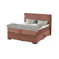 Jette Home Boxspringbett mit Bettkasten  Adapt ¦ kupfer ¦ Maße (cm): B: 202 H: 132