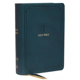 Harper Collins (US) Nkjv, Reference Bible, Compact, Leathersoft, Teal, Red Letter, Comfort Print: