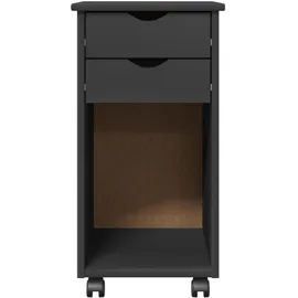 vidaXL Rollschrank 34 x 39 x 65,5 cm Grau