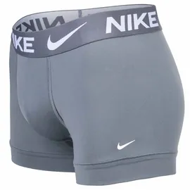 Nike Boxershorts 3 Einheiten Logo Print / Cool Grey / Black L