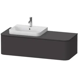 Duravit Happy D.2 Plus 130x55cm, 1 A, f AWT, B li, graph matt