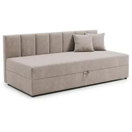s-style möbel Lenny Tagesbett 90 x 200 cm braun