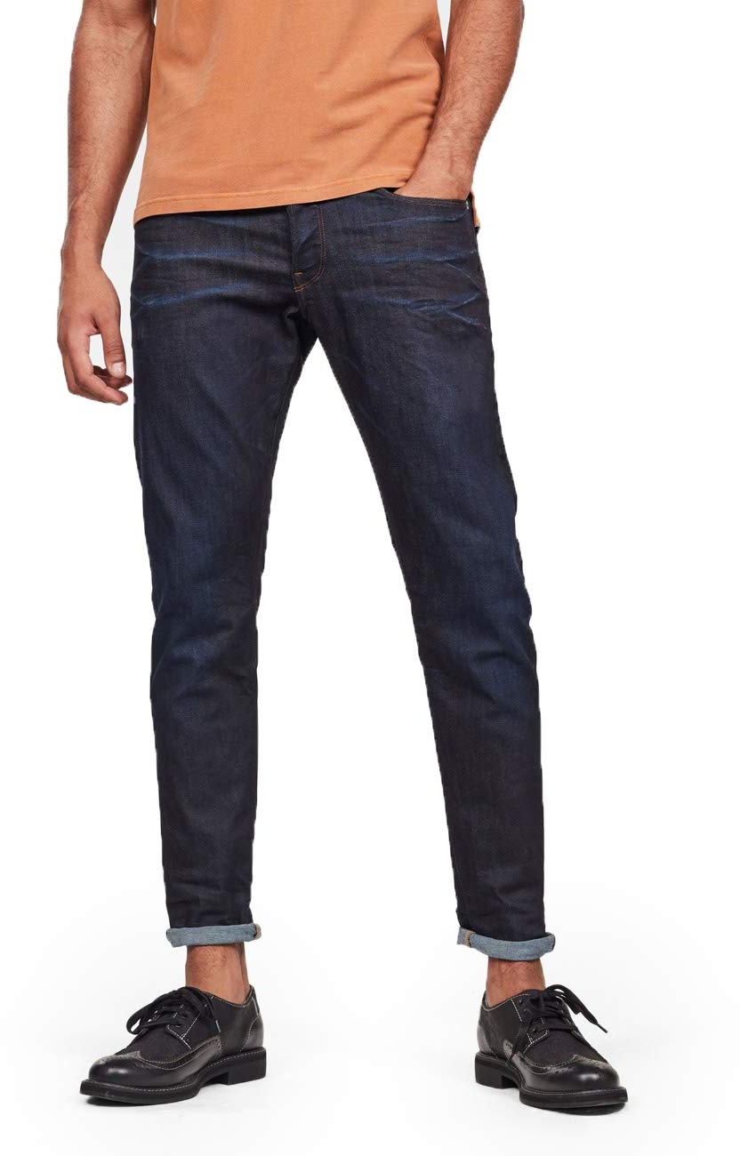 G-STAR RAW Herren 3301 Regular Tapered Jeans, Blau (dk aged 51003-7209-89), 29W / 32L