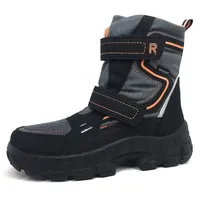 Richter Kinderschuhe Jungen Stiefel Klett Schwarz Freizeit, Schuhgröße:33 EU - Schwarz - 33