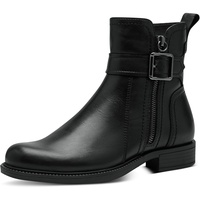 TAMARIS Damen Boots Leder; BLACK/schwarz; 37