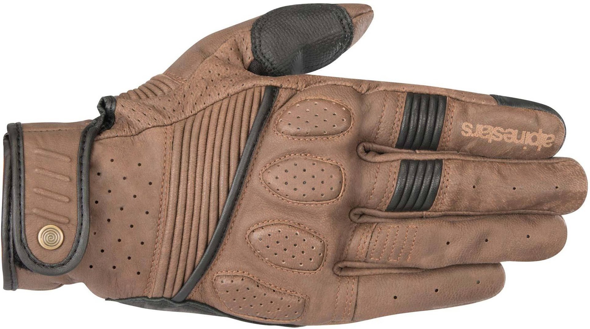 Alpinestars Crazy Eight Handschoenen, bruin, XL Voorman