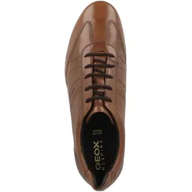 GEOX Herren U Symbol Oxfords, Kalb Braun, 45