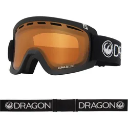 D2 Unisex Skibrille - Black/LL Amber EINHEITSGRÖSSE