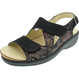 Belvida Sandale Damen Schwarz 37
