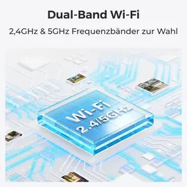 Reolink RLC-811WA WLAN 8MP Überwachungskamera Außenbereich,Innenbereich 4K,Farbige Nachtsicht,2,4/5 GHz Dualband-WLAN,Intelligente Erkennung