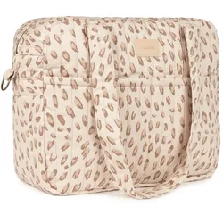 Nobodinoz - Hyde Park Kinderwagen Tasche, wasserfest, leonie latte