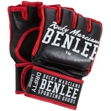 BENLEE Rocky Marciano Unisex – Erwachsene DRIFTY Leather MMA Gloves, Black, XL