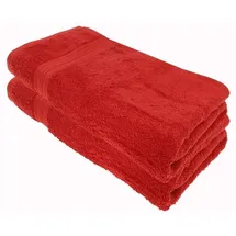 Julie Julsen Badetuch 100 x 150 cm rot 2 St.