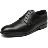 Bruno Marc Herren Anzugschuhe Schnürhalbschuhe Business Derby Oxford Hochzeit Schuhe, Schnürschuh,Size 45,Schwarz,SBOX229M-E - Schwarz - 45