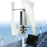 8000W Kein Lärm Windergie Turbinen Generator Magnetschwebe-Windkraftanlage 12V 24V 48V 220V Vertikaler Windkraftanlage mit Controller für RV, Haus, Gartenbeleuchtung 48V