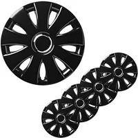 PRO PLUS Aura Radblenden-Set 4 Stück, 16 zoll, schwarz