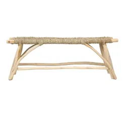 Bazar Bizar The Uluwatu Seagrass Bank, L120 x B30 x H40 cm