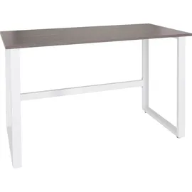 HJH Office Schreibtisch Workspace Light I Grau / Weiß