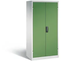 C+P CP-Möbel Aktenschrank 93 x 60 x 195 cm grau / grün