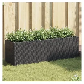 vidaXL Pflanzkübel mit 3 Töpfen 105 x 30 x 32 cm Schwarz