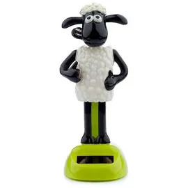 Puckator Shaun das Schaf Solar Wackel Figur schwarz/weiß
