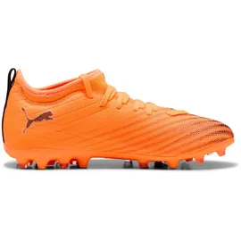 Puma Ultra 6 Match MG Kinder heat fire/puma black/glowing red 37