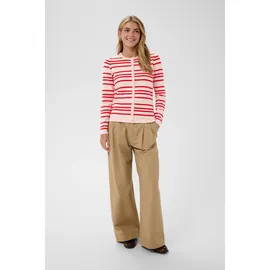 St Tropez Strickjacke PilaSZ Chalk Pink Red Multi Stripe S