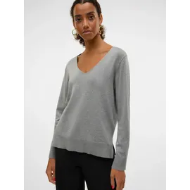 Vero Moda Strickpullover VMSILJE PULLOVER GA NOOS«, schwarz