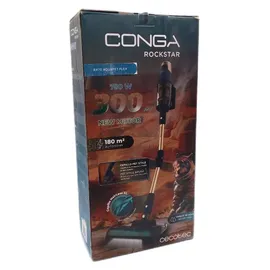 Cecotec Conga Rockstar RX70 AquaPet Flex Schwarz/Gold