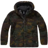 Brandit Textil Teddy Jacke Woodland 4XL