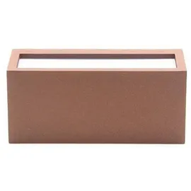 Deko-Light Außenwandleuchte Aluminium 10,3 cm E27 IP54 braun