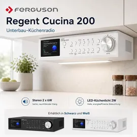 Ferguson Regent Cucina 200 Küchenradio schwarz