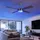 V-Tac LED Deckenventilator 132 cm Silber