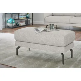 creation by rolf benz Hockerbank »CR.450, Sitzbank« Alugussfüße in umbragrau grau