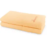 Möve Frottana Saunatuch 80 x 200 cm gelb 2 St.