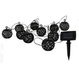 NÄVE Lichterkette Kunststoff 48,5 cm 1 Stück schwarz