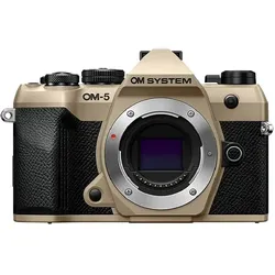 OM SYSTEM OM-5 Mark II Gehäuse beige | ✔️ Kostenloses Abenteuer-Paket | +5 Jahre kostenlose Garantie