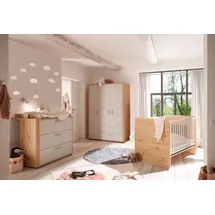 Mäusbacher Babyzimmer-Set Lilly 3tlg. Holzoptik Asteiche