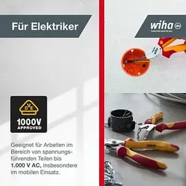 Wiha Installationszange TriCut electric 38853 Elektriker Seitenschneider 170mm