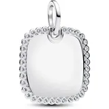 Pandora Gravierbarer Quadratischer Anhänger Silber 394009C01