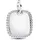 Pandora Gravierbarer Quadratischer Anhänger Silber 394009C01