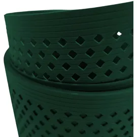zaunzu® Sichtschutzstreifen 50 m x 19 cm grün Metall