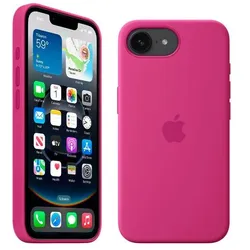 Apple Smartphone-Hülle »Silikon Case« iPhone 16e fuchsia